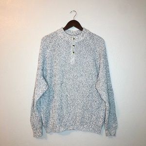 Oversized Knit Crewneck Pullover Sweater XL